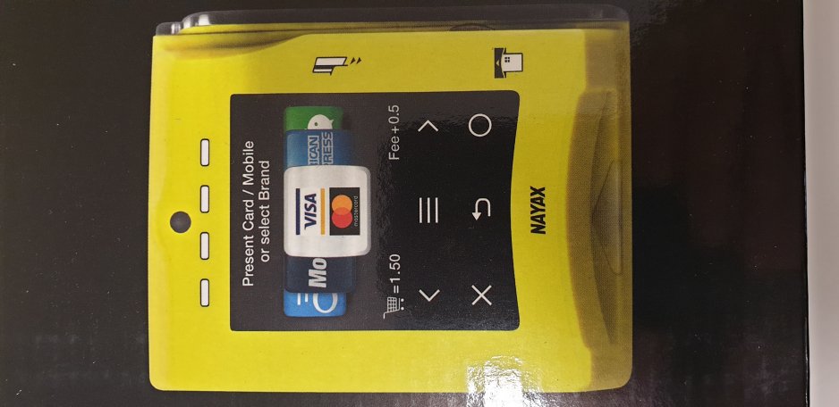 NAYAX- bezhotovostní karetní platební systém